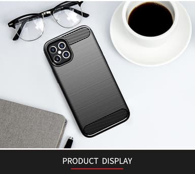 Deksel iPhone 12 / 12 PRO ultra slim (svart)