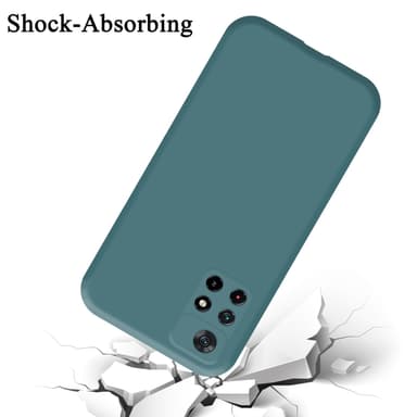 Xiaomi POCO M4 PRO 5G silikondeksel case (grønn)