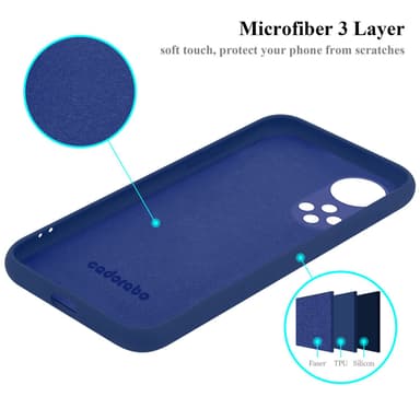 Honor 50 / Huawei NOVA 9 silikondeksel case (Blå)