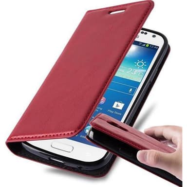 Samsung Galaxy S4 MINI lommebokdeksel case (rød)