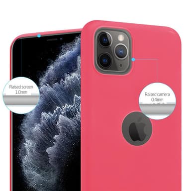 Deksel iPhone 11 PRO Silikon cover (rød)