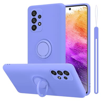 Deksel Samsung Galaxy A73 5G Ring Case (lilla)