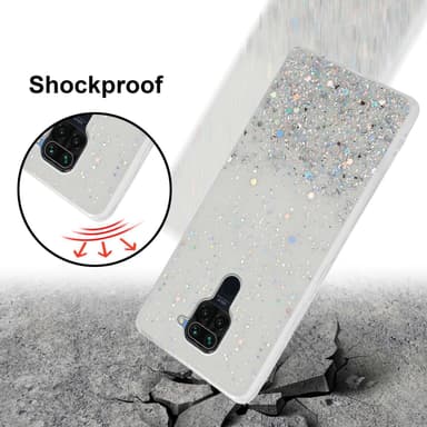 Xiaomi RedMi NOTE 9 Silikondeksel Glitter