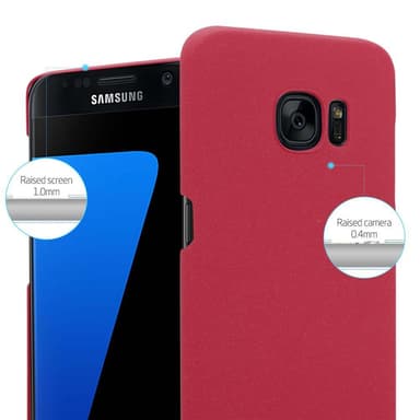 Samsung Galaxy S7 EDGE Hardt Deksel Cover (rød)