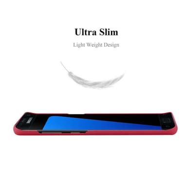 Samsung Galaxy S7 EDGE Hardt Deksel Cover (rød)