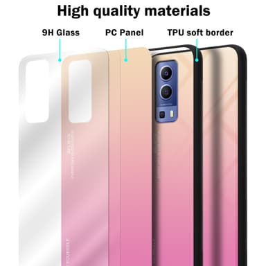Deksel Vivo Y52 5G / Y72 5G Case Cover (svart)