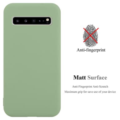 Deksel Samsung Galaxy S10 5G Silikon cover (grønn)