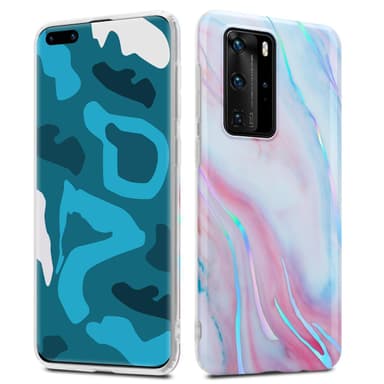 Huawei P40 PRO / P40 PRO+ lommebokdeksel etui (hvit)