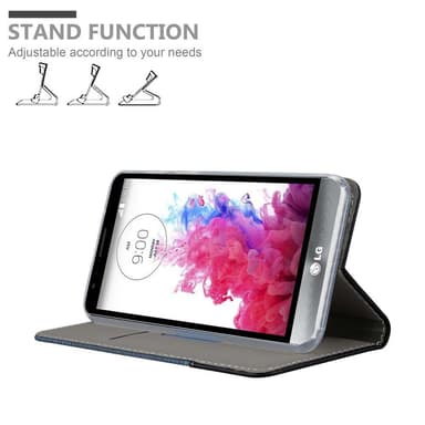LG STYLUS 3 lommebokdeksel etui (blå)