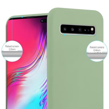 Deksel Samsung Galaxy S10 5G Silikon cover (grønn)