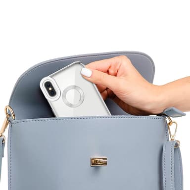iPhone X / XS silikondeksel Krom case (gjennomsiktig)