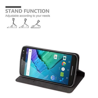 Motorola MOTO X STYLE lommebokdeksel case (brun)
