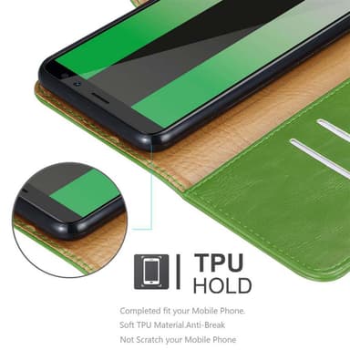 Huawei MATE 10 LITE lommebokdeksel etui (grønn)
