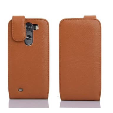 LG G3 Deksel Cover Etui (brun)