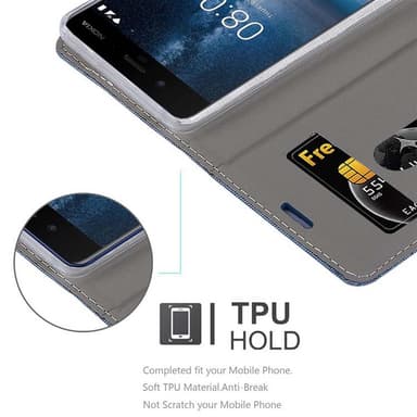 LG STYLUS 3 lommebokdeksel etui (blå)