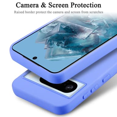 Google PIXEL 8 Pro silikondeksel case (Lilla)