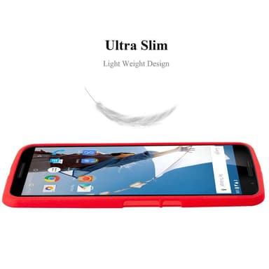 Deksel Motorola Google NEXUS 6 case (rød)