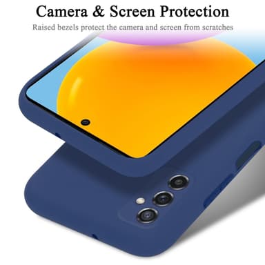 Samsung Galaxy M52 5G silikondeksel case (blå)