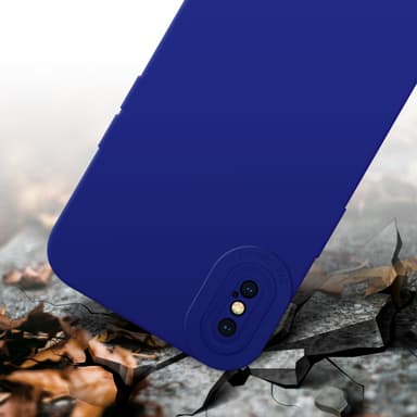 iPhone X / XS Deksel case (blå)