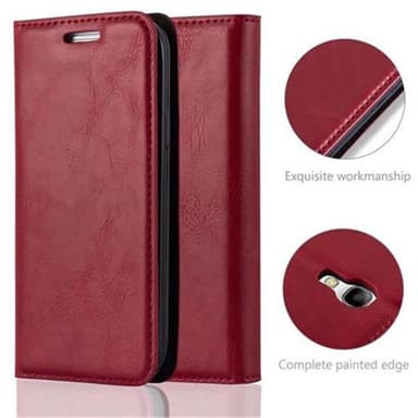 Samsung Galaxy S4 MINI lommebokdeksel case (rød)