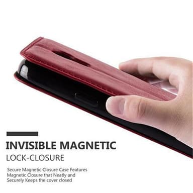 Samsung Galaxy S4 MINI lommebokdeksel case (rød)
