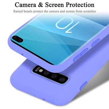 Samsung Galaxy S10 PLUS silikondeksel case (lilla)