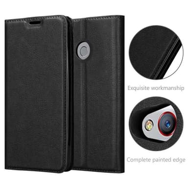 ZTE Nubia Z11 MINI S lommebokdeksel case (svart)