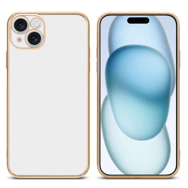 iPhone 15 silikondeksel case (Hvit)