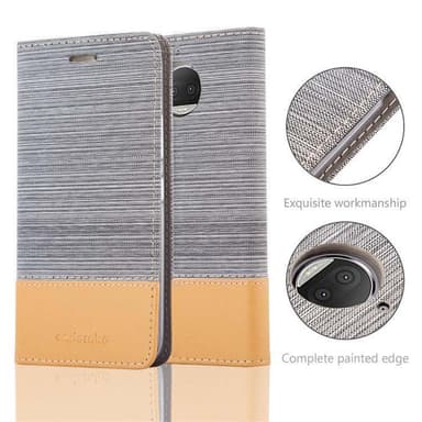 Motorola MOTO G5S PLUS lommebokdeksel etui (grå)