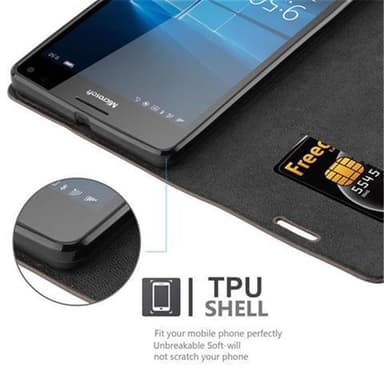 Nokia Lumia 950 XL lommebokdeksel case (brun)