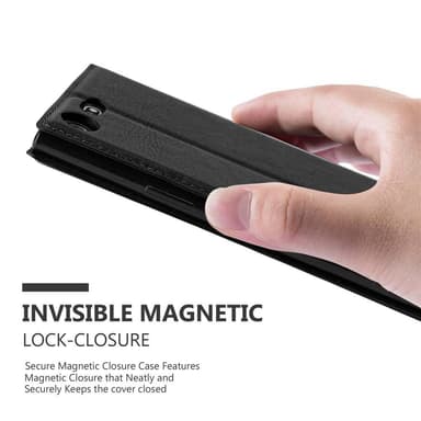 Sony Xperia XZ1 COMPACT lommebokdeksel case (svart)