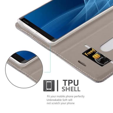 Nokia 8 Sirocco lommebokdeksel etui (grå)