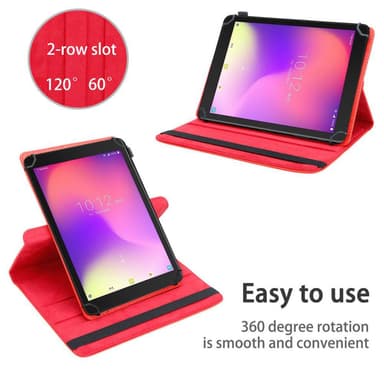 Alcatel 1T (7 tomme) 2018 deksel til nettbrett (rød)