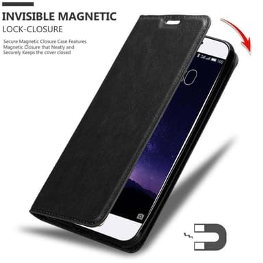 MEIZU MX6 lommebokdeksel case (svart)