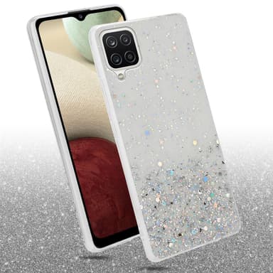Samsung Galaxy A12 / M12 Silikondeksel Glitter