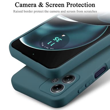 Motorola Moto G14 silikondeksel case (Grønn)
