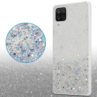 Samsung Galaxy A12 / M12 Silikondeksel Glitter