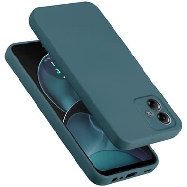 Motorola Moto G14 silikondeksel case (Grønn)