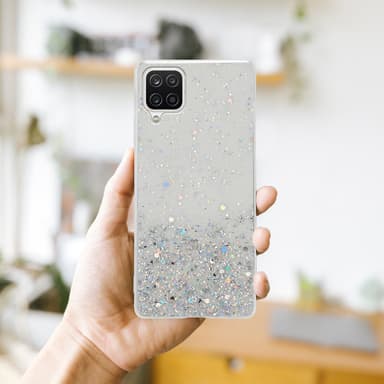 Samsung Galaxy A12 / M12 Silikondeksel Glitter