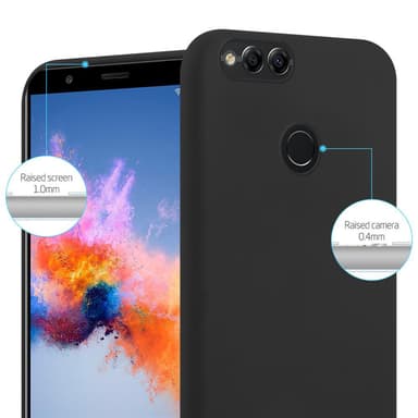 Deksel Honor 7X Silikon cover (svart)