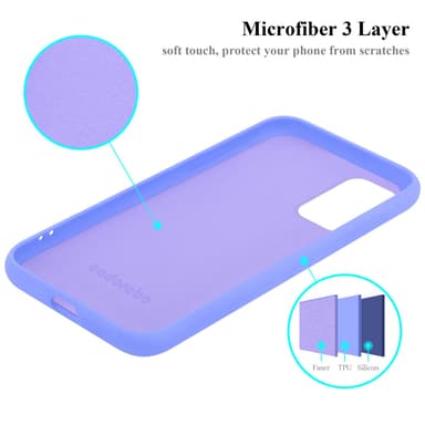 Oppo FIND X3 LITE silikondeksel case (lilla)