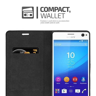 Sony Xperia C4 lommebokdeksel case (brun)