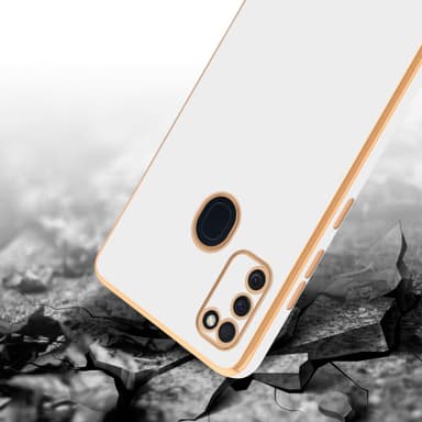 Samsung Galaxy M21 / M30s silikondeksel case (hvit)
