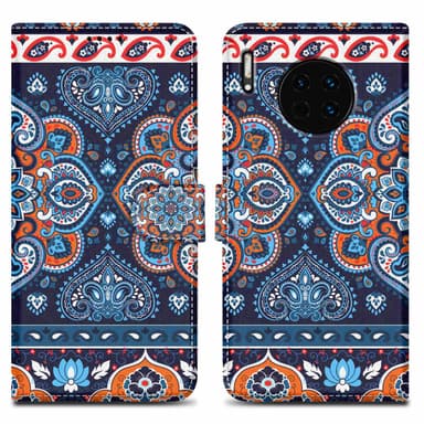 Huawei MATE 30 lommebokdeksel etui (blå)