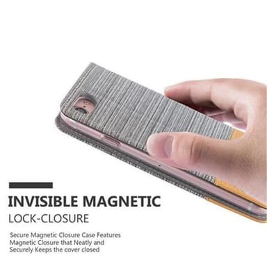 iPhone 7 / 7S / 8 / SE 2020 lommebokdeksel etui (grå)