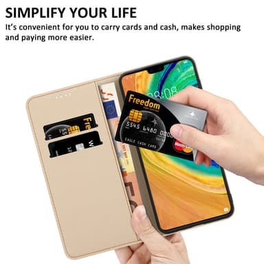 Huawei MATE 30 lommebokdeksel etui (blå)