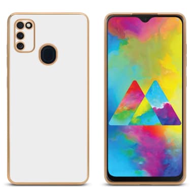 Samsung Galaxy M21 / M30s silikondeksel case (hvit)