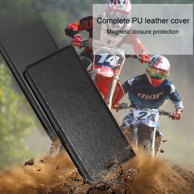 Google PIXEL 7 PRO lommebokdeksel case (svart)