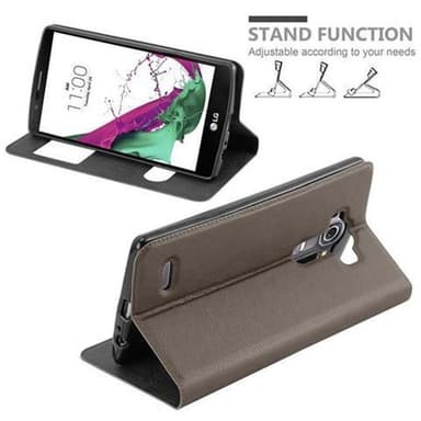 LG G4 / G4 PLUS lommebokdeksel cover (brun)