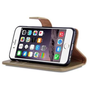 iPhone 6 / 6S lommebokdeksel etui (brun)